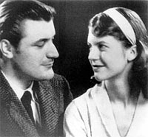Sylvia Platt con Ted Hughes